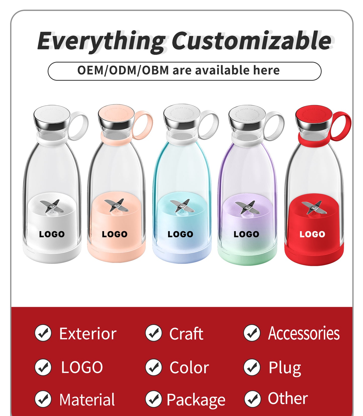 Uezeth Battery Powered Blender