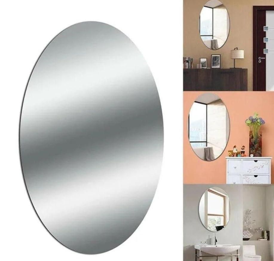 Majestic Shape Collection Combo of Oval Shape & Square Shape Mirror [Pack of 2]